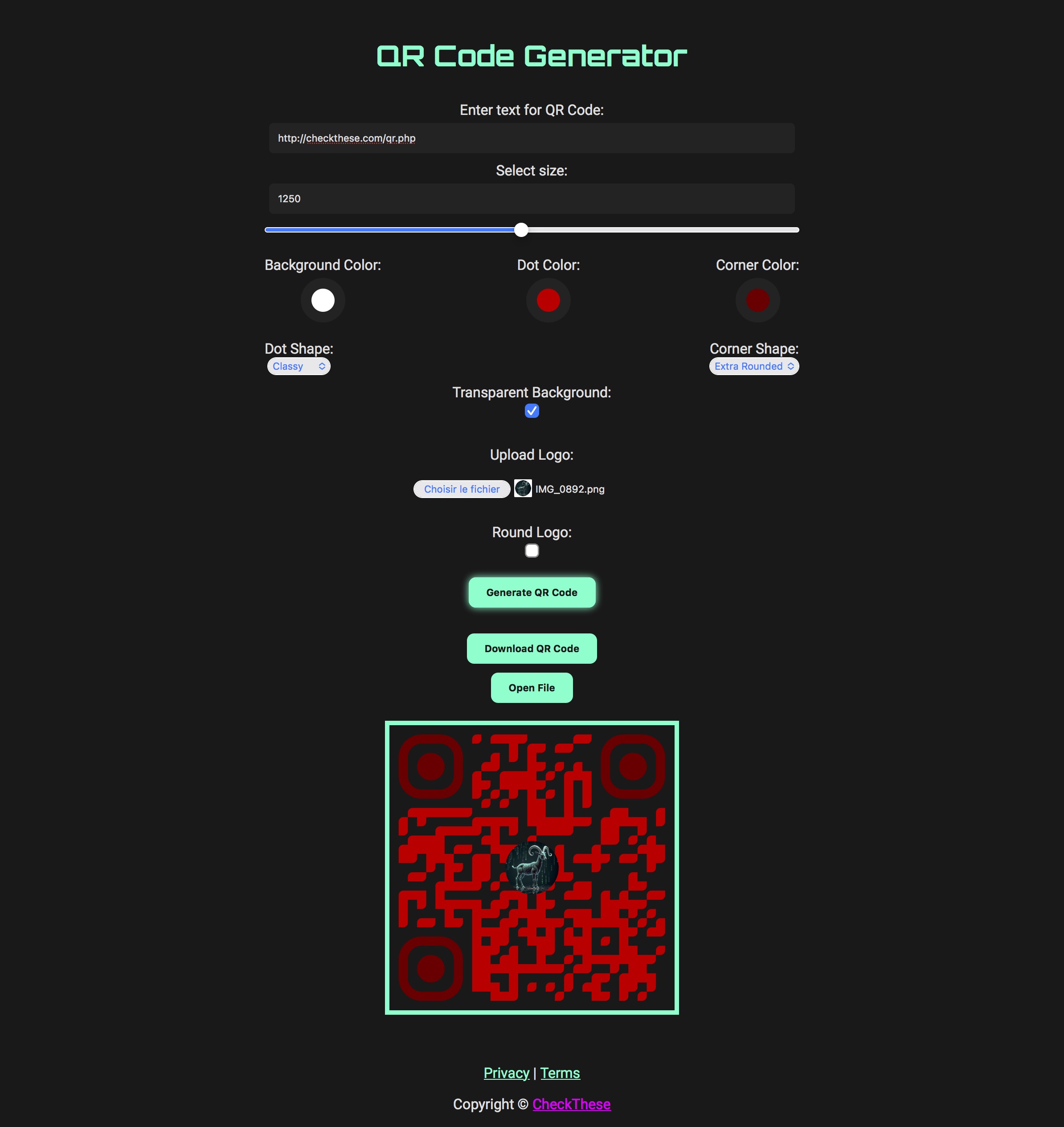 QR Code Generator